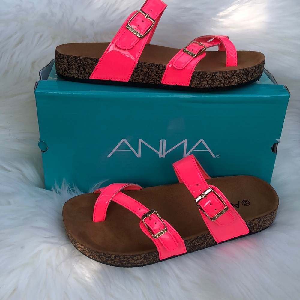 Ana neon pink sandals (5/1)🌹 - Picture 3 of 3